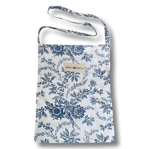 April Cornell Blue Floral Cottagecore Tote Bag • NWOT